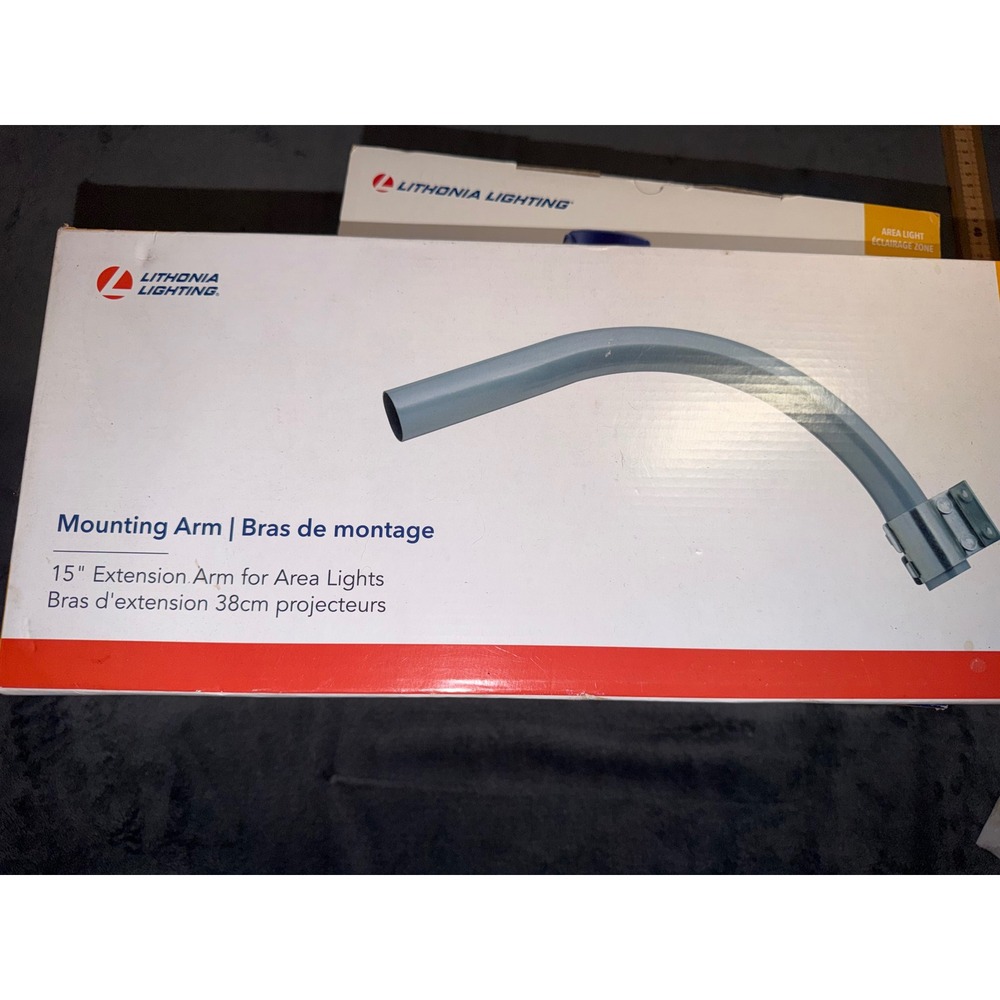 Lithonia Lighting LED Area Light Dusk to Dawn Security Light with Mounting Arm - Picture 4 of 5